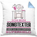 Songtexter Geschenk Kissen mit Füllung 40x40 Ich Bin Songtexter Aber Sag Doch Einfach Superheld Lustige Geschenkdiee für Songtexter (Grau) Blau Trendation