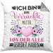 Mutter Kissen mit Füllung 40x40 Geschenk Lustiger Spruch Geschenkidee Ich Bin Die Verrückte Mutter Von Der Alle Geredet Haben (Grau) Grau Trendation