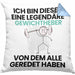 Gewichtheber Geschenk Kissen mit Füllung 40x40 Lustige Geschenkidee Geburtstag für Gewichtheber Ich Bin Dieser Legendäre Gewichtheber Von Dem Alle Geredet Haben (Grau) Blau Trendation