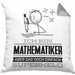 Mathematiker Geschenk Kissen mit Füllung 40x40 Ich Bin Mathematiker Aber Sag Doch Einfach Superheld Lustige Geschenkdiee für Mathematiker (Grau) Grau Trendation