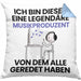 Musikproduzent Geschenk Kissen mit Füllung 40x40 Lustige Geschenkidee Geburtstag für Musikproduzent Ich Bin Dieser Legendäre Musikproduzent Von Dem Alle Geredet Haben (Grau) Blau Trendation