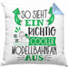 Modellbahnfan Kissen mit Füllung 40x40 So Sieht Ein Richtig Cooler Modellbahnfan Aus Geschenk Lustiger Spruch Geschenkidee (Grau) Blau Trendation