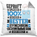 Synchronschwimmerin Geschenk Lustiger Spruch für Synchronschwimmerin Geschenkidee Bester Synchronschwimmerin Der WeltKissen mit Füllung 40x40 (Grau) Grau Trendation