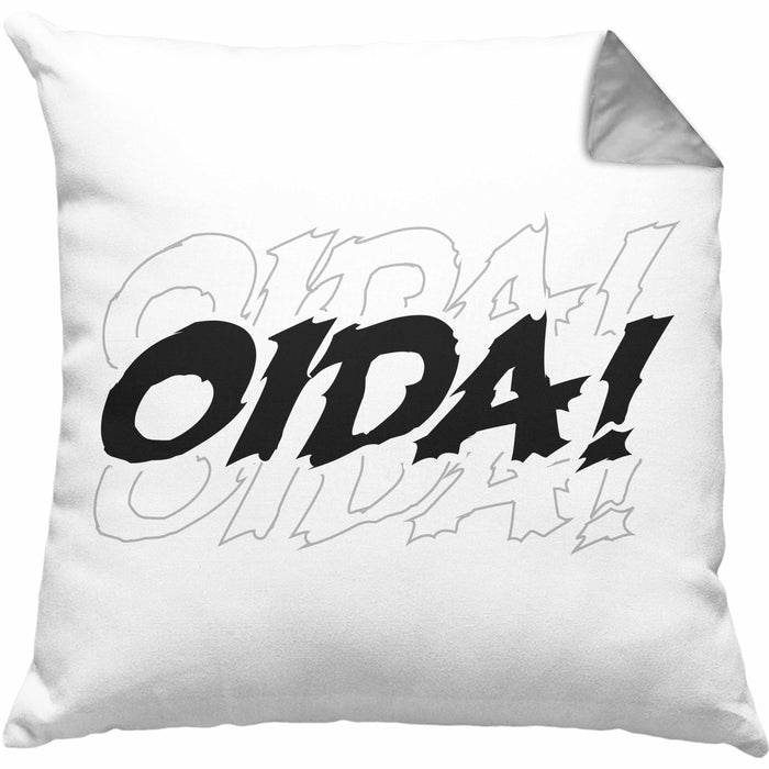 Oida Kissen mit Füllung 40x40 Geschenk Bayern Bayrisch Dialekt (Grau) Grau Trendation