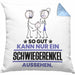 Schwiegerenkel Geschenk Kissen mit Füllung 40x40 So Gut Kann Nur Ein Schwiegerenkel Aussehen Geschenkidee (Grau) Blau Trendation