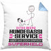 Hundegassi-Service Geschenk Kissen mit Füllung 40x40 Ich Bin Hundegassi-Service Aber Sag Doch Einfach Superheld Lustige Geschenkdiee für Hundegassi-Service (Grau) Blau Trendation
