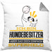 Hundebesitzer Geschenk Kissen mit Füllung 40x40 Ich Bin Hundebesitzer Aber Sag Doch Einfach Superheld Lustige Geschenkdiee für Hundebesitzer (Grau) Grau Trendation