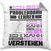 Paddelboard-Lehrer Geschenk Kaffee-Kissen mit Füllung 40x40 Geschenkidee für Paddelboard-Lehrer Ich Bin Paddelboard-Lehrer Ich Kann Es Dir Erklären Jedoch Nicht Für Dich Verstehen Spruch Lustig (Grau) Grau Trendation