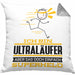 Ultraläufer Geschenk Kissen mit Füllung 40x40 Ich Bin Ultraläufer Aber Sag Doch Einfach Superheld Lustige Geschenkdiee für Ultraläufer (Grau) Grau Trendation