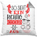 DJ Kissen mit Füllung 40x40 Geschenk So Sieht Ein RIchtig Cooler DJ Aus Geschenkidee Lustiger Spruch Geburtstag (Grau) Grau Trendation