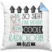 Radiologin Geschenk Kissen mit Füllung 40x40 Geschenkidee für Radiologin Geburtstag Weihnachten Spruch So Sieht Eine Richtig Coole Radiologin Aus (Grau) Blau Trendation