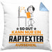 Raptexter Geschenk Kissen mit Füllung 40x40 So Gut Kann Nur Ein Raptexter Aussehen Geschenkidee (Grau) Blau Trendation