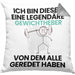 Gewichtheber Geschenk Kissen mit Füllung 40x40 Lustige Geschenkidee Geburtstag für Gewichtheber Ich Bin Dieser Legendäre Gewichtheber Von Dem Alle Geredet Haben (Grau) Grau Trendation
