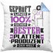 Plattenproduzent Geschenk Lustiger Spruch für Plattenproduzent Geschenkidee Bester Plattenproduzent Der WeltKissen mit Füllung 40x40 (Grau) Blau Trendation