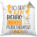 Pferdetherapeut Kissen mit Füllung 40x40 So Sieht Ein Richtig Cooler Pferdetherapeut Aus Geschenk Lustiger Spruch Geschenkidee (Grau) Grau Trendation