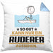 Ruderer Geschenk Kissen mit Füllung 40x40 So Gut Kann Nur Ein Ruderer Aussehen Geschenkidee (Grau) Blau Trendation