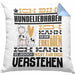 Hundeliebhaber Geschenk Kaffee-Kissen mit Füllung 40x40 Geschenkidee für Hundeliebhaber Ich Bin Hundeliebhaber Ich Kann Es Dir Erklären Jedoch Nicht Für Dich Verstehen Spruch Lustig (Grau) Blau Trendation