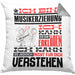 Musikerziehung Geschenk Kissen mit Füllung 40x40 Lustige Geschenkdiee für einen Musikerziehung Geburtstag Ich Bin Musikerziehung Ich Kann Es Dir Erklären Aber Nicht Für Dich Verstehen (Grau) Grau Trendation