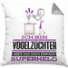 Vogelzüchter Geschenk Kissen mit Füllung 40x40 Ich Bin Vogelzüchter Aber Sag Doch Einfach Superheld Lustige Geschenkdiee für Vogelzüchter (Grau) Grau Trendation