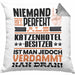 Katzenhotelbesitzer Geschenk Kissen mit Füllung 40x40 Lustige Geschenkidee für Katzenhotelbesitzer Geburtstag Niemand Ist Perfekt Aber Als Katzenhotelbesitzer Ist Man Nah Dran (Grau) Grau Trendation