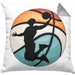 Basketball Kissen mit Füllung 40x40 Geschenk Basketballspieler Trainer Geschenkidee Lustige Kissen mit Füllung 40x40 Basketballer Jungs Jungen Coach (Grau) Grau Trendation