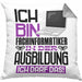 Fachinformatiker Ausbildung Kissen mit Füllung 40x40 Geschenk Ich Bin Fachinformatiker In Der Ausbildung Ich Darf Das Geschenkidee Spruch (Grau) Grau Trendation