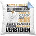 Gleitschirmflieger Geschenk Kissen mit Füllung 40x40 Lustige Geschenkdiee für einen Gleitschirmflieger Geburtstag Ich Bin Gleitschirmflieger Ich Kann Es Dir Erklären Aber Nicht Für Dich Verstehen (Grau) Blau Trendation
