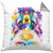 Cocker Spaniel Besitzer Farbe Love Kissen mit Füllung 40x40 Geschenk Lustiger Spruch Geschenkidee Cocker Spaniel Besitzerin (Grau) Grau Trendation