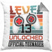 13. Geburtstag Kissen mit Füllung 40x40 Jungs Gaming Official Teenager 13er Geburtstag Geschenkidee (Grau) Grau Trendation