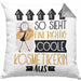 Kosmetikerin Geschenk Kissen mit Füllung 40x40 Lustig Geschenkidee für Kosmetikerin Geburtstag So Sieht Eine Richtig Coole Kosmetikerin Aus Frauen Spruch (Grau) Grau Trendation