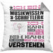 Musikwissenschaftler Geschenk Kissen mit Füllung 40x40 Lustige Geschenkdiee für einen Musikwissenschaftler Geburtstag Ich Bin Musikwissenschaftler Ich Kann Es Dir Erklären Aber Nicht Für Dich Verstehen (Grau) Grau Trendation