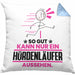 Hürdenläufer Geschenk Kissen mit Füllung 40x40 So Gut Kann Nur Ein Hürdenläufer Aussehen Geschenkidee (Grau) Blau Trendation