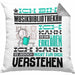 Musikbibliothekar Geschenk Kissen mit Füllung 40x40 Lustige Geschenkdiee für einen Musikbibliothekar Geburtstag Ich Bin Musikbibliothekar Ich Kann Es Dir Erklären Aber Nicht Für Dich Verstehen (Grau) Grau Trendation