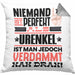 Urenkel Geschenk Kissen mit Füllung 40x40 Lustige Geschenkidee für Urenkel Geburtstag Niemand Ist Perfekt Aber Als Urenkel Ist Man Nah Dran (Grau) Grau Trendation