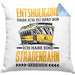 Straßenbahn Kissen mit Füllung 40x40 Geschenk Spruch Lustig Ein Leben Ohne Straßenbahn Fahrer Geschenkidee Geburtstag (Grau) Blau Trendation