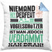 Vogelschützer Geschenk Kissen mit Füllung 40x40 Lustige Geschenkidee für Vogelschützer Geburtstag Niemand Ist Perfekt Aber Als Vogelschützer Ist Man Nah Dran (Grau) Blau Trendation