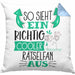Rätselfan Kissen mit Füllung 40x40 So Sieht Ein Richtig Cooler Rätselfan Aus Geschenk Lustiger Spruch Geschenkidee (Grau) Blau Trendation