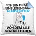 Hundesitter Geschenk Kissen mit Füllung 40x40 Lustige Geschenkidee Geburtstag für Hundesitter Ich Bin Dieser Legendäre Hundesitter Von Dem Alle Geredet Haben (Grau) Blau Trendation