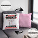 Musiker Kissen mit Füllung 40x40 Geschenk für Musiker Geburtstag Lustiger Spruch Was Ist Deine Superkraft (Grau) Rosa Trendation