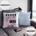 Bäckerin Geschenk Kissen mit Füllung 40x40 Lustig Geschenkidee für Bäckerin Geburtstag So Sieht Eine Richtig Coole Bäckerin Aus Frauen Spruch (Grau) Blau Trendation