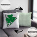 St Patricks Day Kissen mit Füllung 40x40 Kleeblatt Irisch Irland Geschenkidee (Grau) Grün Trendation