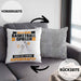 Basketballspieler Kissen mit Füllung 40x40 Geschenk für Basketballspieler Geburtstag Lustiger Spruch Was Ist Deine Superkraft (Grau) Grau Trendation