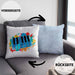 Keyboard Spieler Kissen mit Füllung 40x40 Geschenk für Keyboarder Musiker Band Geschenkidee Bunt (Grau) Blau Trendation