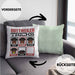 Rottweiler Besitzer Kissen mit Füllung 40x40 Geschenk Lustiger Spruch Geschenkidee Rottweiler Tricks Bleib (Grau) Grün Trendation