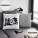 Line Dance Kissen mit Füllung 40x40 Geschenk Spruch Linedance KafffeeKissen mit Füllung 40x40 Spruch (Grau) Grau Trendation