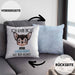 Chihuahua Besitzer Kissen mit Füllung 40x40 Geschenk Lustiger Spruch Geschenkidee Ich Kann Nicht Mein Chihuahua Hat Nein Gesagt (Grau) Blau Trendation