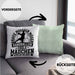 Mädchen Handball-Spielerin Kissen mit Füllung 40x40 Geschenk Spruch Echte Mädchen Spielen Handball Geschenkidee Frauen Brave Mädchen Mögen Handballer (Grau) Grün Trendation