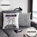 Großcousin Kissen mit Füllung 40x40 Geschenk für Großcousin Der Mann Der Alles Kann Geschenkidee zum Geburtstag (Grau) Grau Trendation