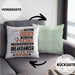 Breakdancer Geschenk Kissen mit Füllung 40x40 Lustiger Spruch Erheben Sie Sich Der Breakdancer Betritt den Raum (Grau) Grün Trendation