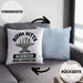 Schmied Geschenke Kissen mit Füllung 40x40 mit Spruch Hufschmied Geschenkidee (Grau) Blau Trendation